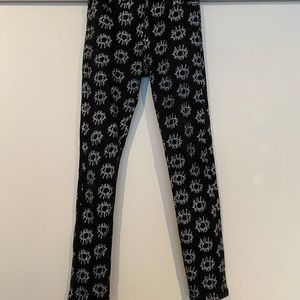 Evil twin eye skinny jeans